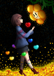 Flowisk AKA Flowey X Frisk on UnderTale-Ships - DeviantArt