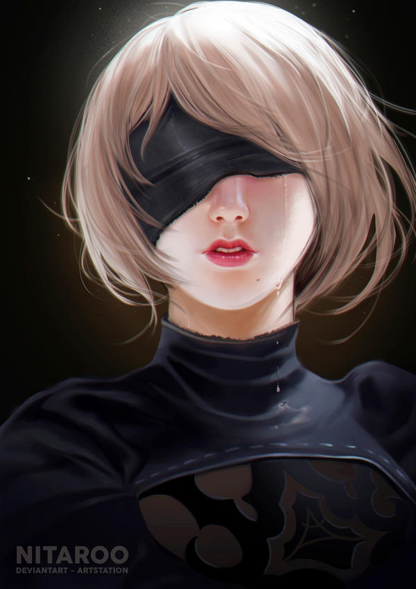 FANART NieR Automata 2B By Nitaroo On DeviantArt fanart-nier-automata-2b-by-nitaroo-on-deviantart