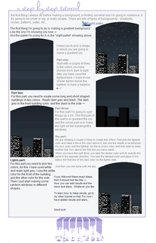 Pixel Art - City skyline tutorial