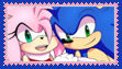 Sonic x Amy Stamp