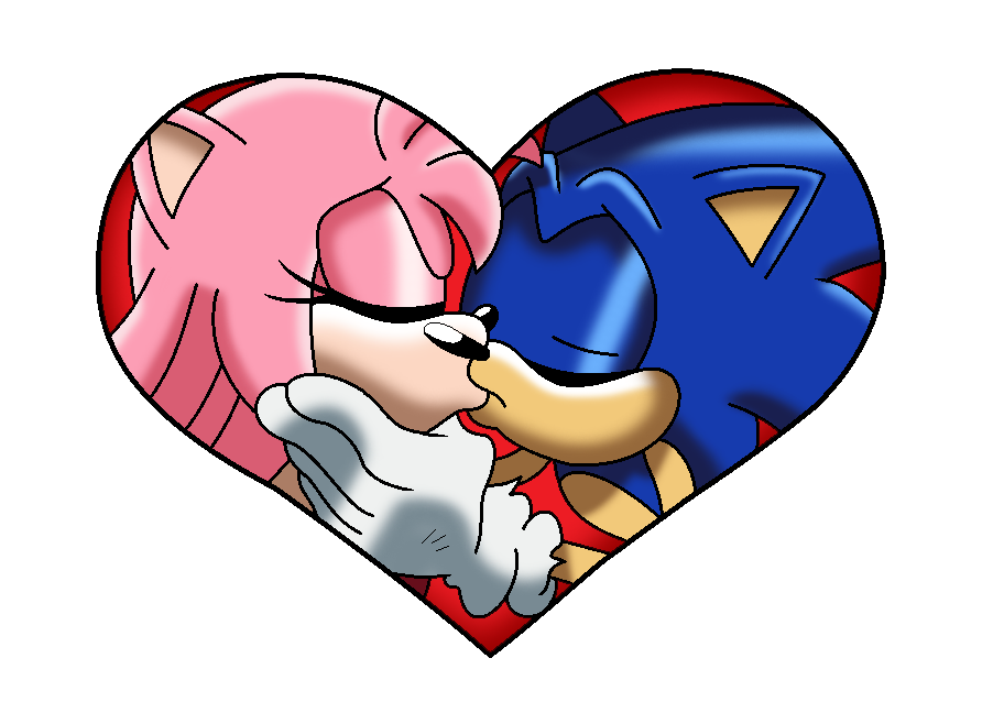 SonAmy - Kiss:. by Anita-Ermine on DeviantArt