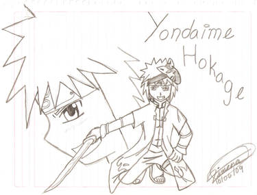 Yondaime Hokage Line Art by krismania on DeviantArt