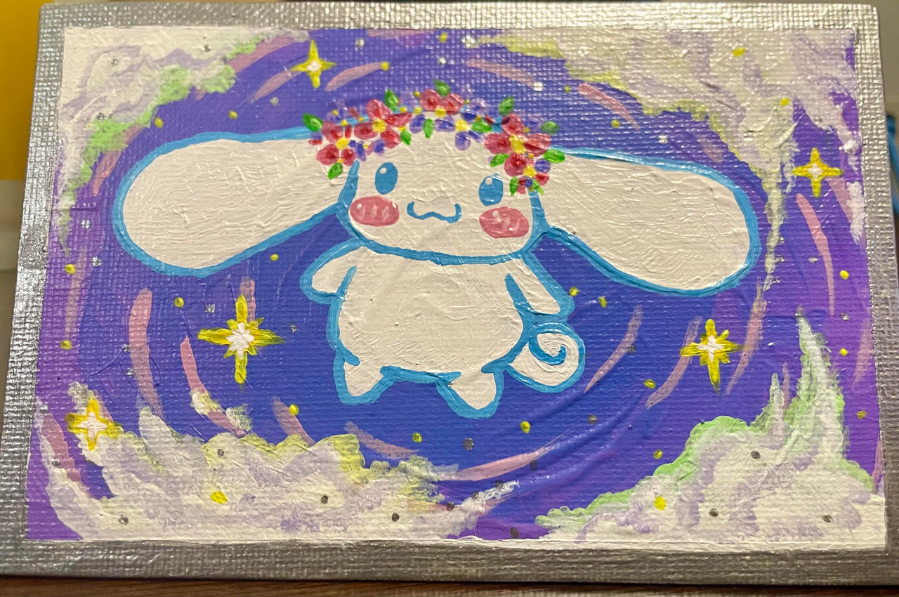 Cinnamoroll in Acrylics by RaveMajestic on DeviantArt
