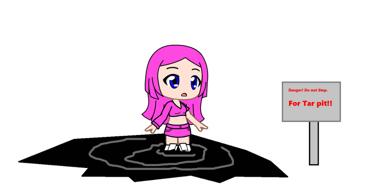 Stuck On Question Deviantart Emily stuck Tar Pit by Gulsevim4234 on DeviantArt