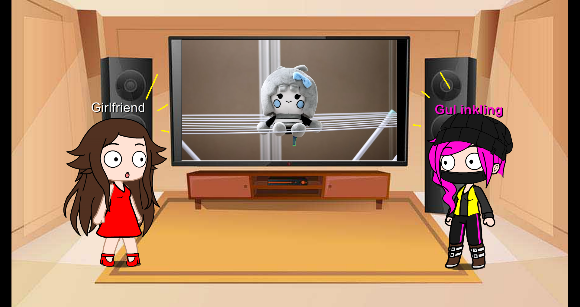 Gul and Melany watching DOORS PLUSH Screech by Gulsevim4234 on DeviantArt