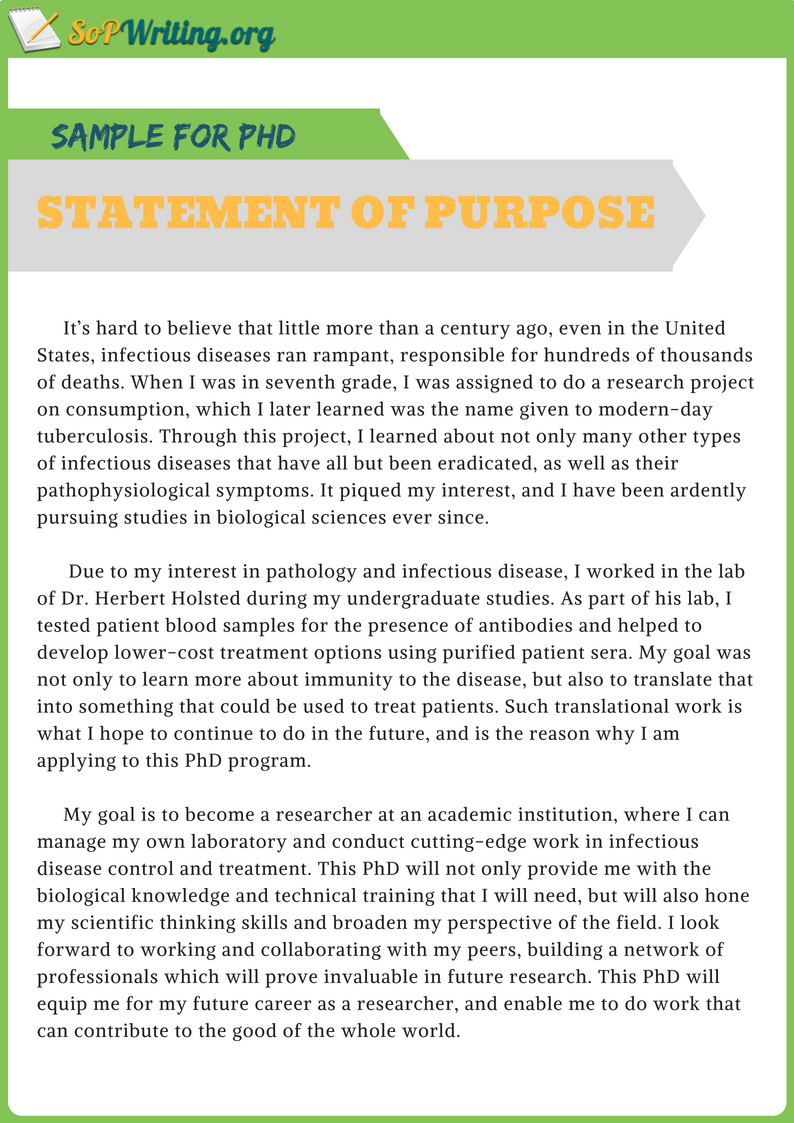 Statement of Purpose for PHD Sample by S-O-P-Samples on DeviantArt