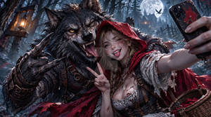 Little Red Riding Hood’s Last Selfie #thewolfman
