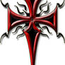 tribal cross tattoo 2