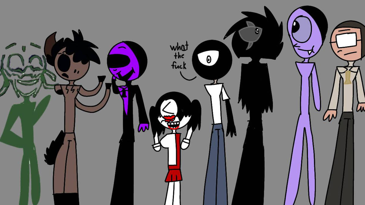 Afton sees some fanmade nextbots by goodgirl8593 on DeviantArt
