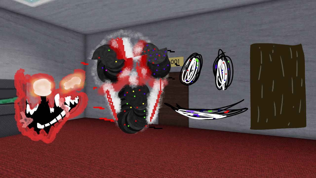 Roblox doors glitch and secret entity 