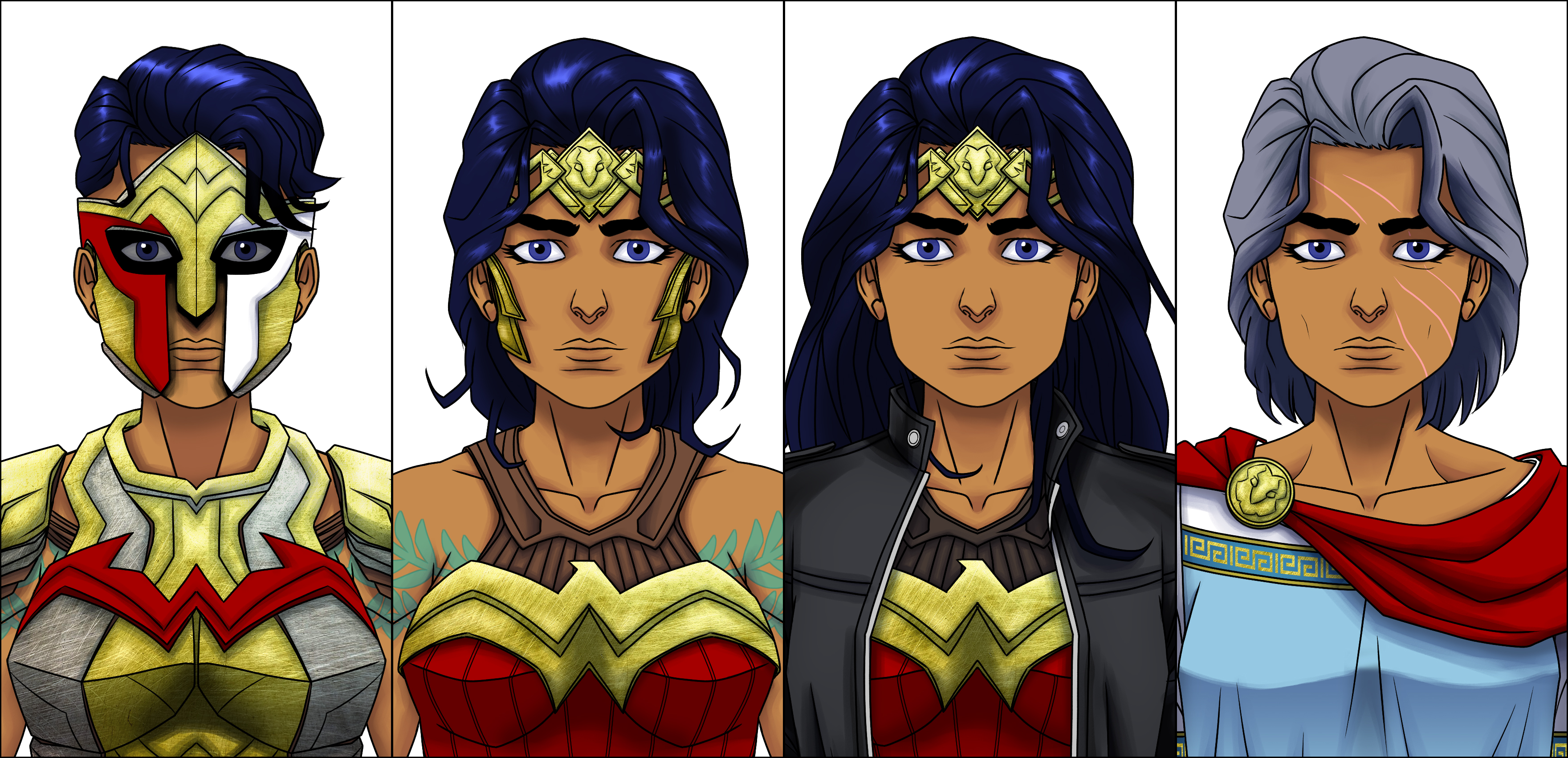 Woman Evolution Deviantart Wonder Woman Evolution by Dagaal on DeviantArt