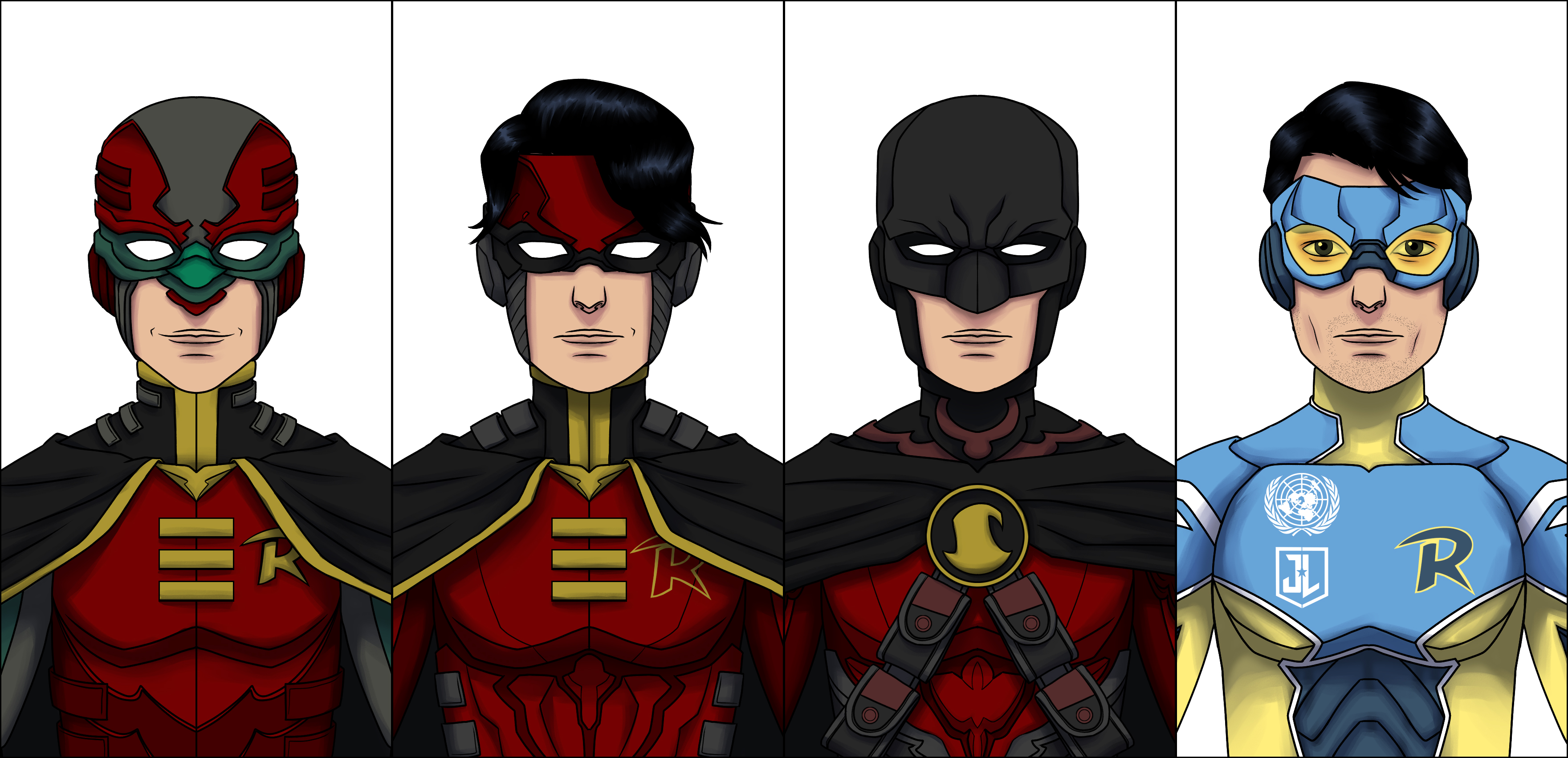 Tim Drake Over Time Tim Drake Evolution by Dagaal on DeviantArt