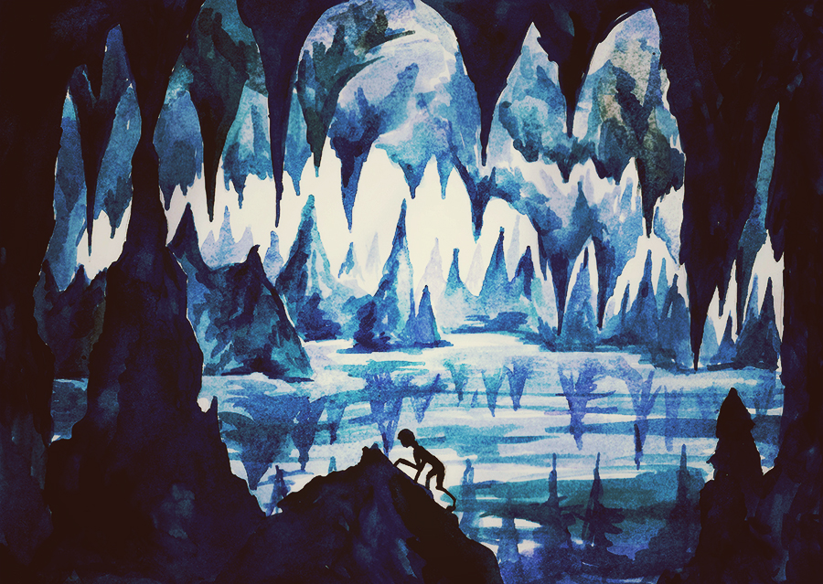 Gollum's Cave in the Mountains