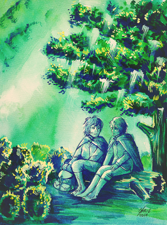Hobbits resting