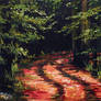SOLD - In the woods - deep road