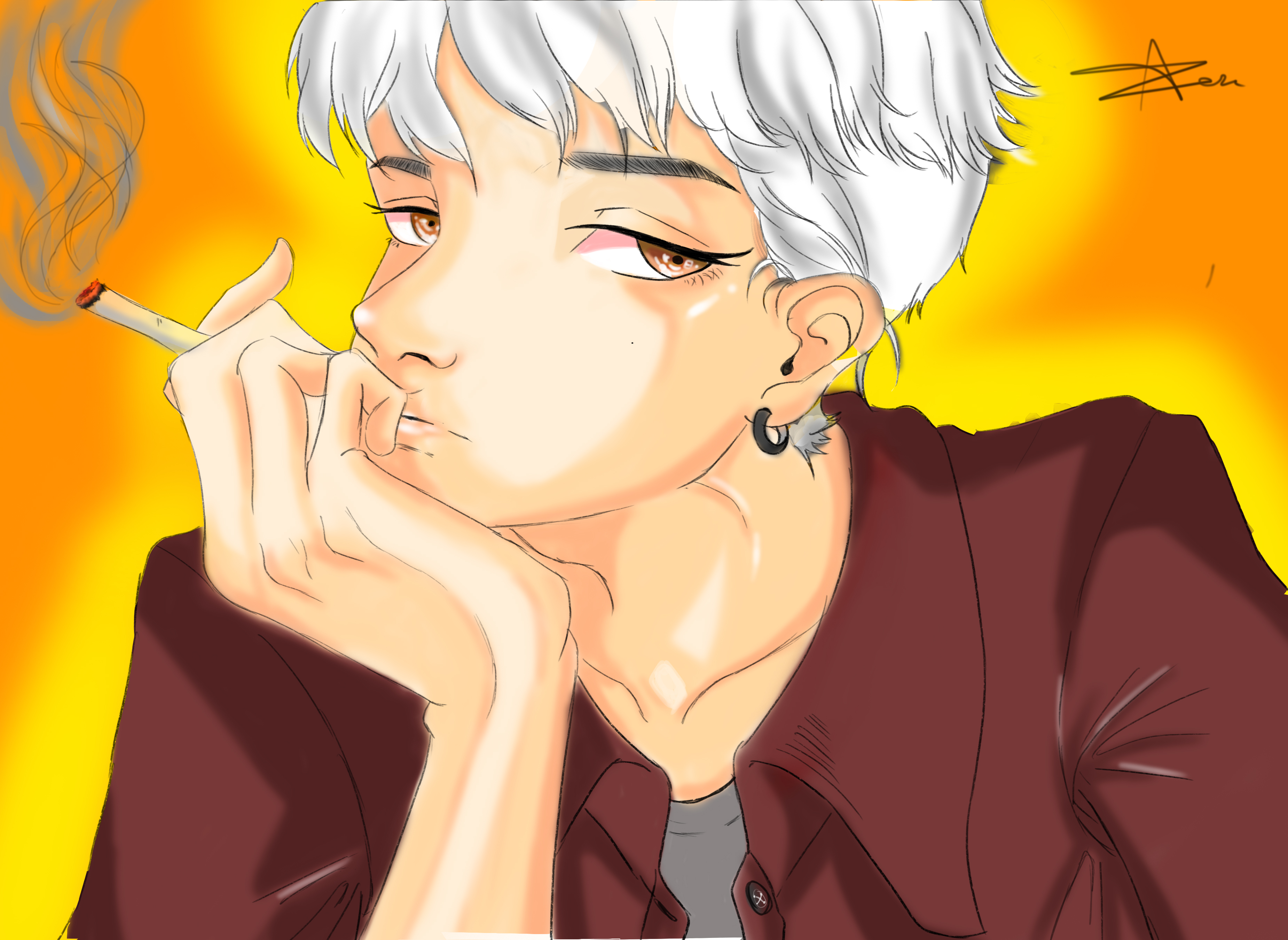 Random Oc Random oc doodle #2 by ArtnchiIl on DeviantArt