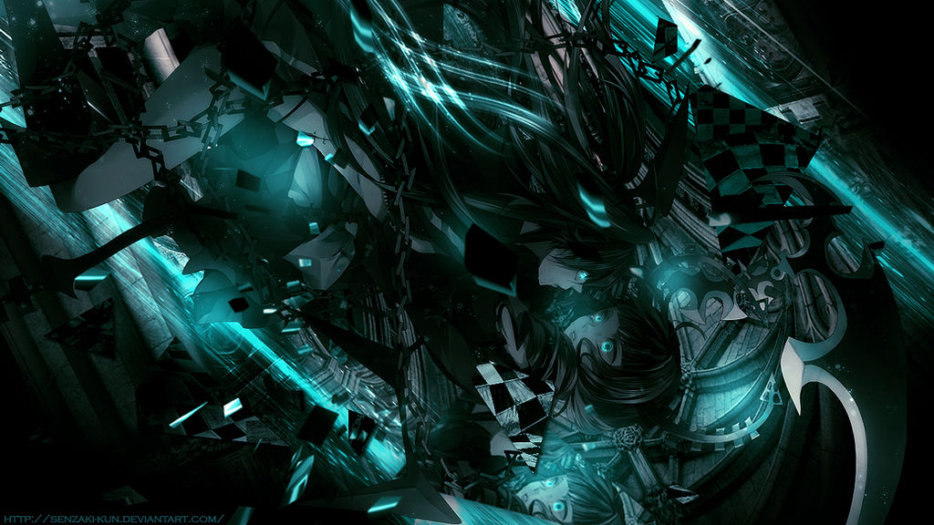 Fall into the abyss BLACK ROCK SHOOTER WALLPAPER