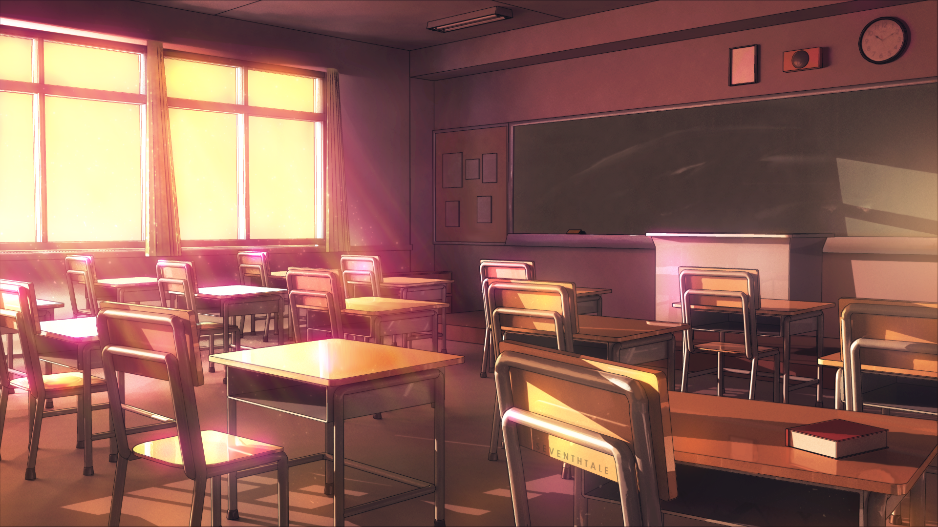 Anime classroom by anasofoz on DeviantArt