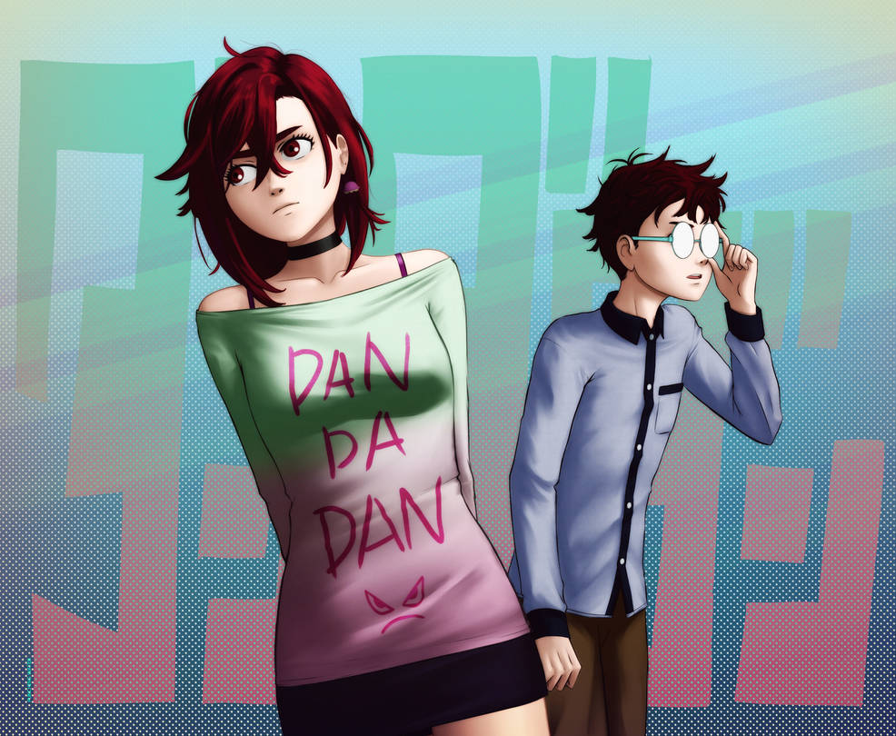 Momo, Okarun by PunchingWater on DeviantArt