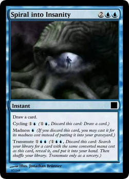 Spiral into Insanity (Magic Card)