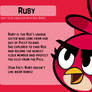 (custom) Angry Birds Toy Care: Ruby