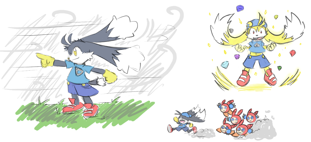 Klonoa Sketches