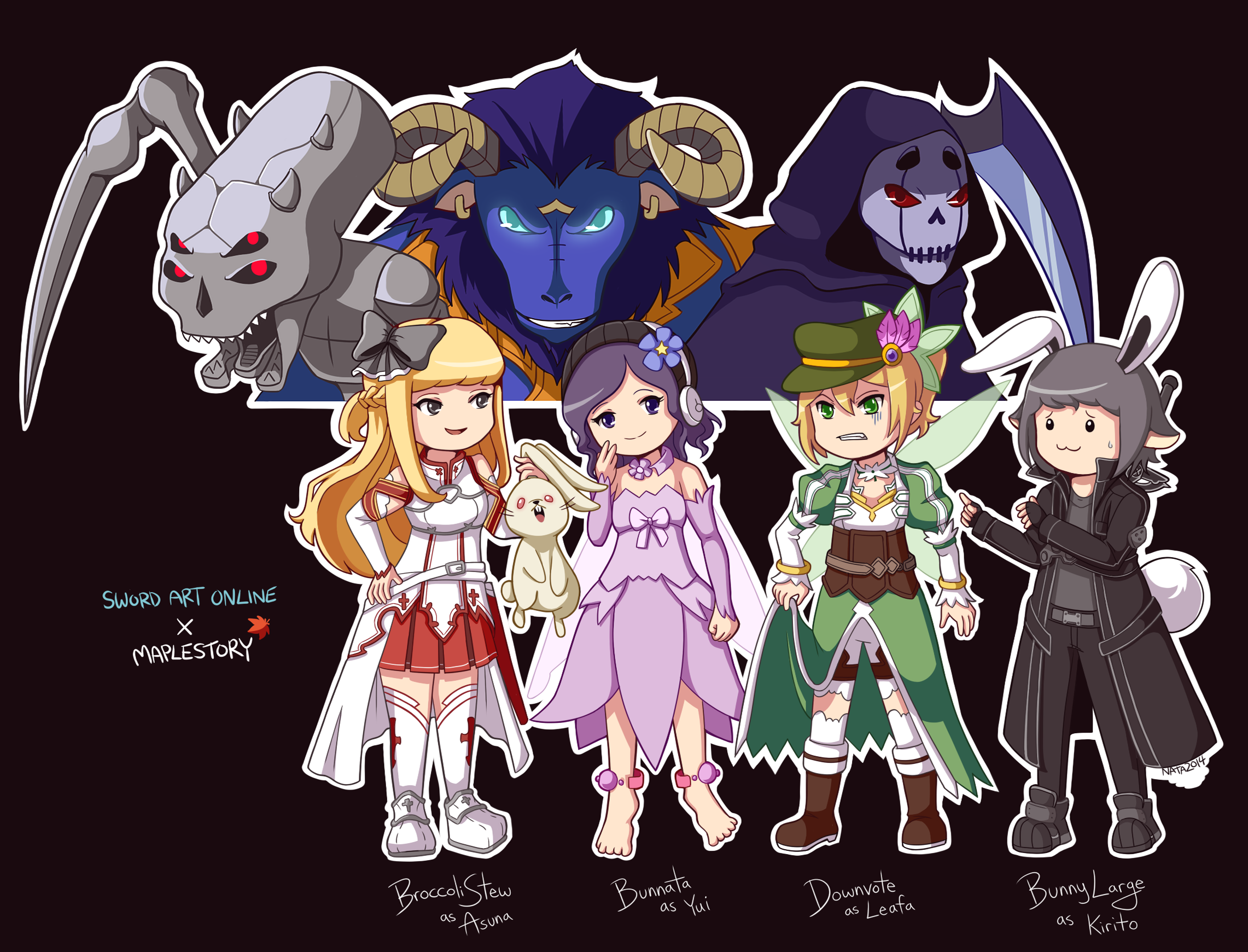 SAO x MapleStory Crossover Contest Entry