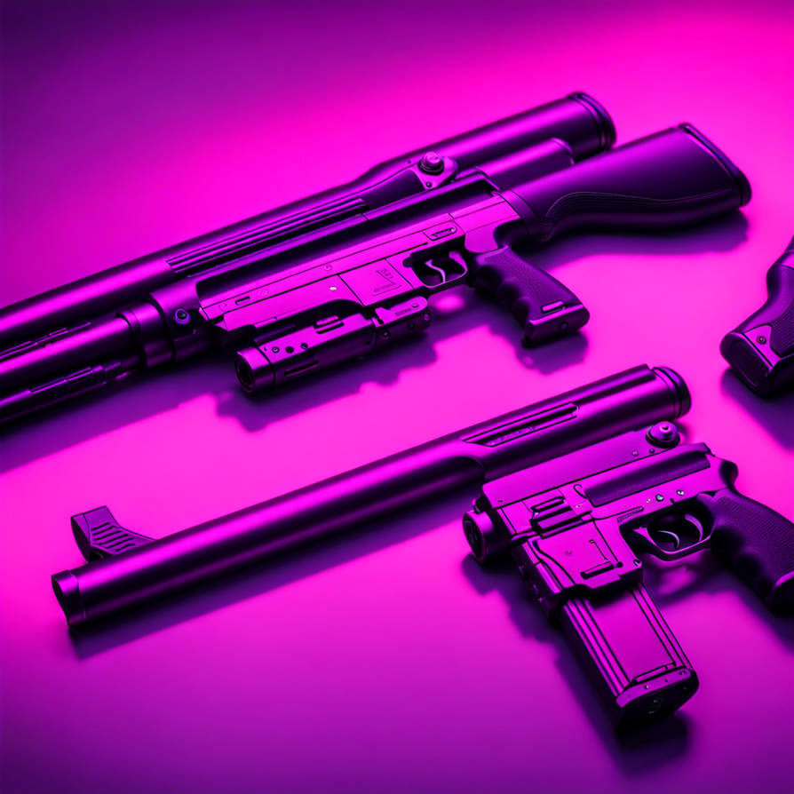 NEON GUNS by prettyimpink on DeviantArt