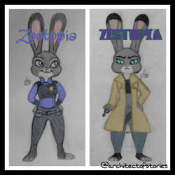 Judy Hopps in Zootopia/Zistopia