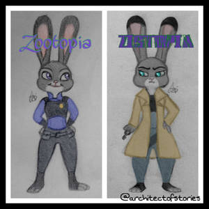 Judy Hopps in Zootopia/Zistopia