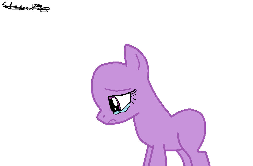Mlp cry base by ShaharEscMlp on DeviantArt