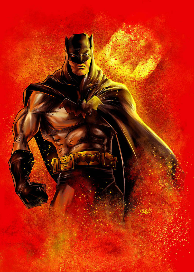 Batman on fire fan art by carlosidrobo on DeviantArt