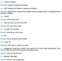 A Fun controversial conversation with Cleverbot