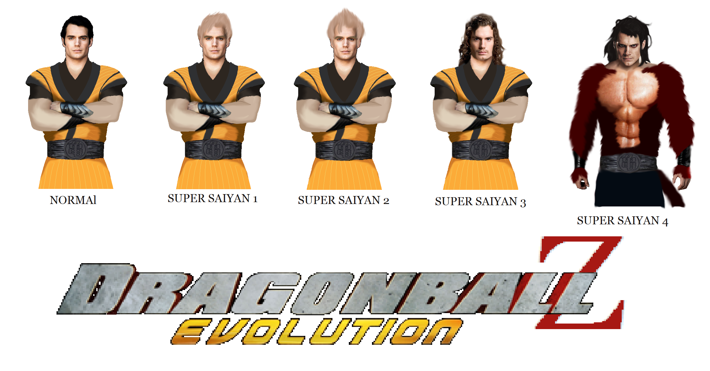 Dragonball Z Evolution Goku Transform by djpaint96 on DeviantArt