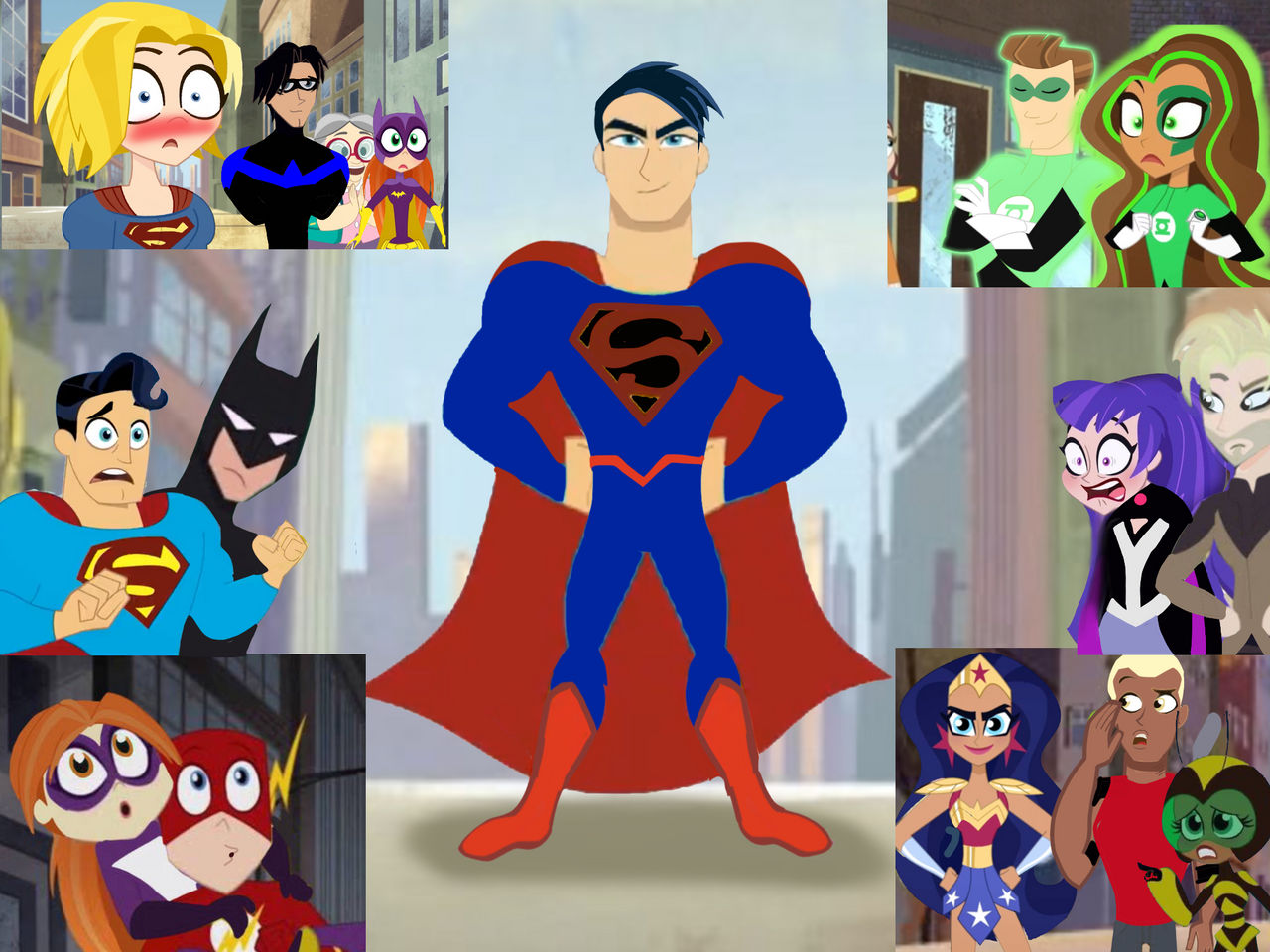 Dc super hero boys - Superman from the future by djpaint96 on DeviantArt