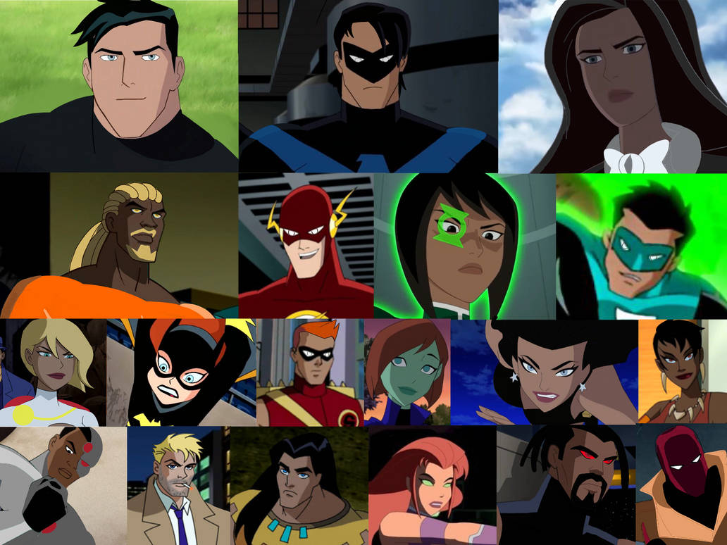 Young Justice unlimited - members by djpaint96 on DeviantArt
