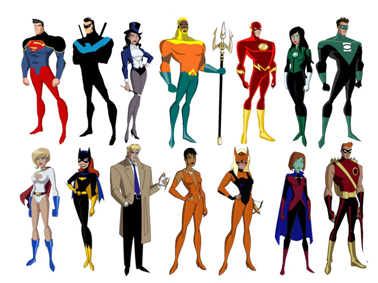 Young Justice Unlimited - characters by djpaint96 on DeviantArt