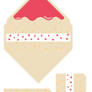 Strawberry Cake Papercraft