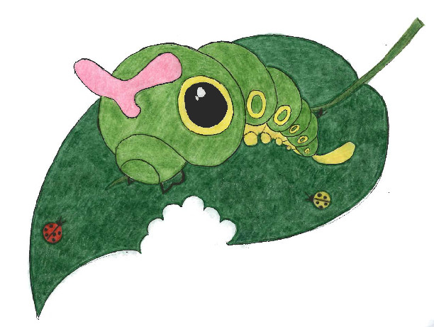 eating caterpie