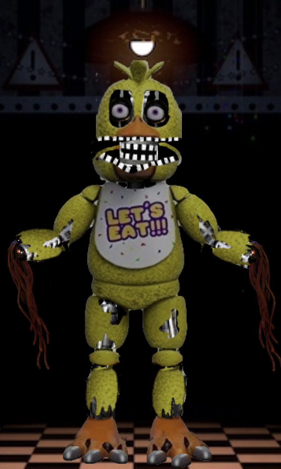 fixed withered chica v3 by 365Speedbonnie on DeviantArt