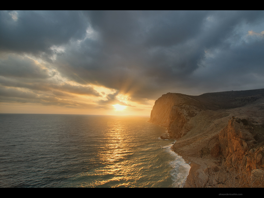 rays of sunset