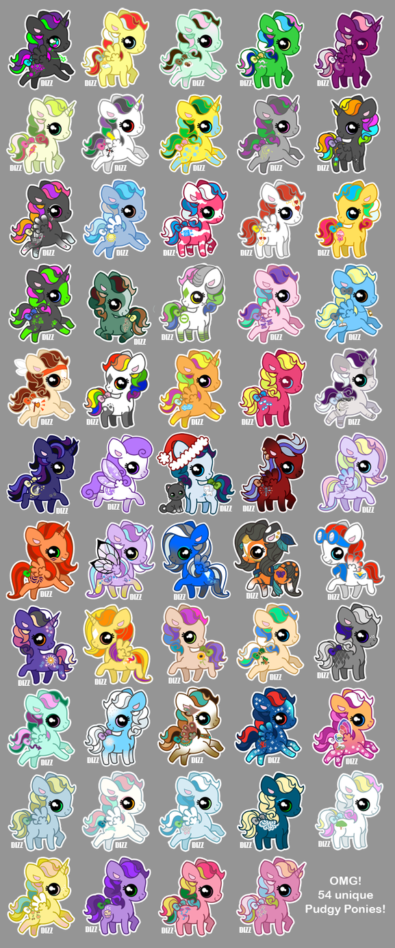 Pudgy Pony - Extravaganza by dizziness