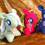 Pudgy Plushies: earth ponies