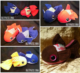 Goldfish plushies part 01