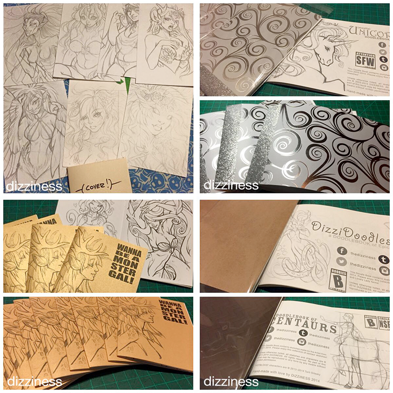 2014-2015 Current (hand-made) Art Books