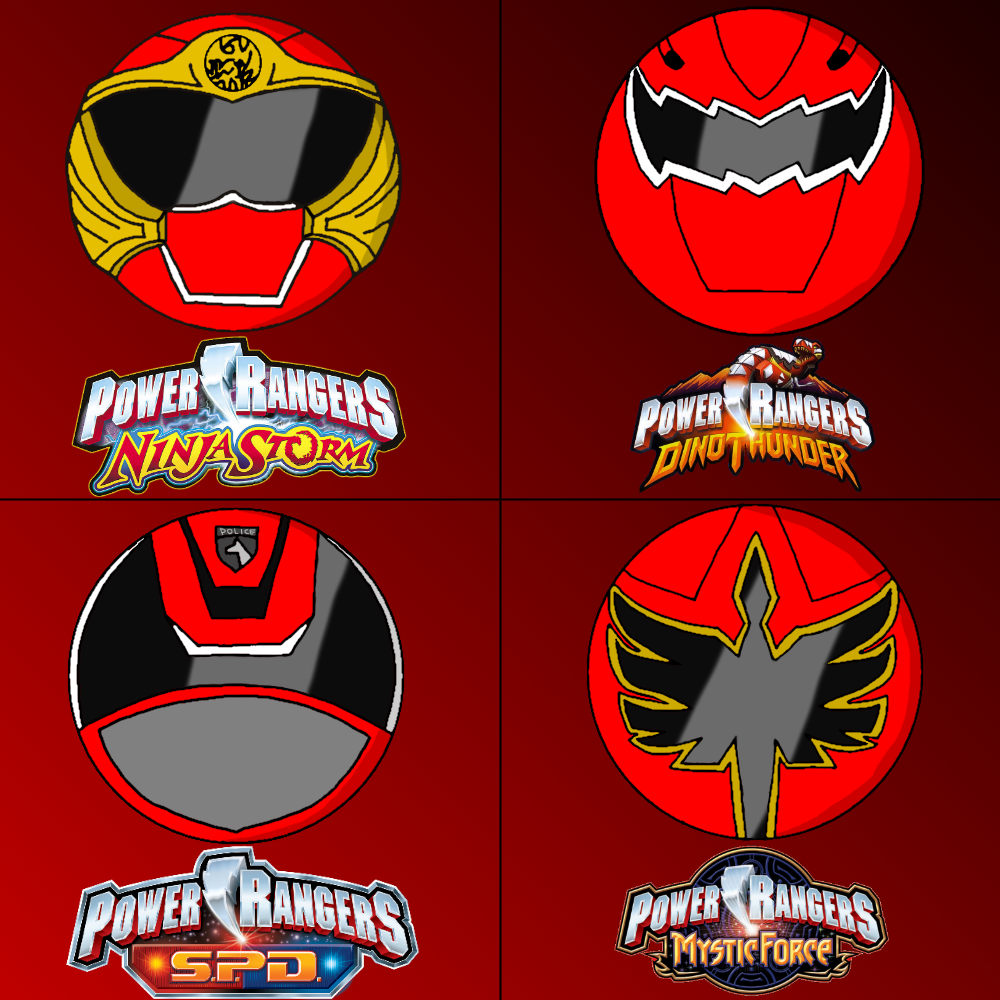 Power Ranger Helments Logs Power rangers helmets in my style part 3 (red) by Badrater on DeviantArt