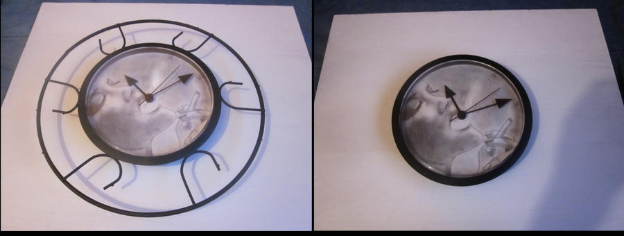 Custom clock by Cypher-Black on DeviantArt