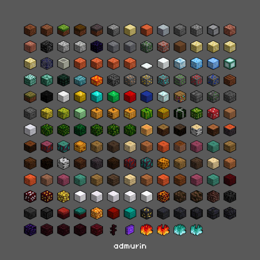 MC Blocks by Admurin on DeviantArt