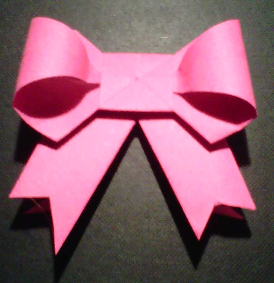 Pretty Pink Origami bow