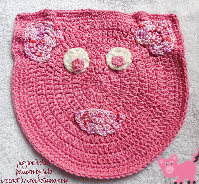 Pig pot holder